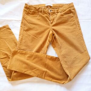 Madewell  Women's Skinny Low Rise Golden Corduroy Pants Size 29x32